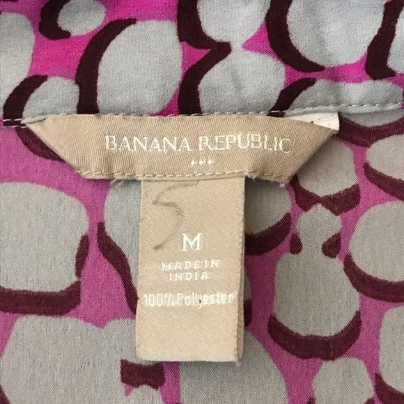 Banana Republic M sleeveless blouse gray - Picture 6 of 7